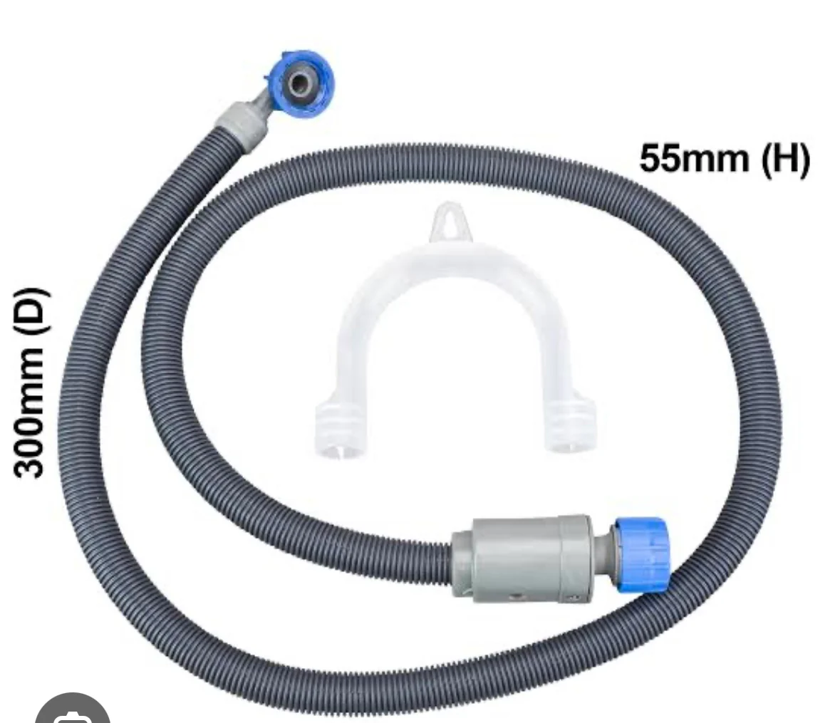 140020904243(140020904268) AEG FL WASHER INLET HOSE WITH ANTI-FLOODING DEVICE - Image 2