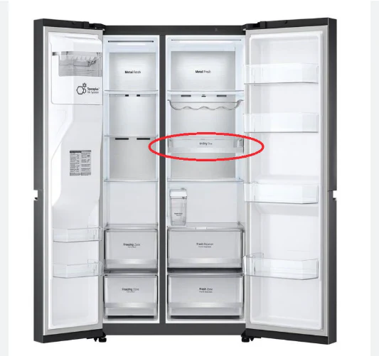 LG AJP76411701 Fridge Snack Drawer Utility box shelf